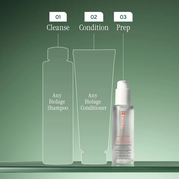 Biolage All in One Multi-Benefit Oil 100ml - Image 9
