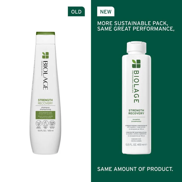 Biolage Strength Recovery Shampoo 400ml - Image 3