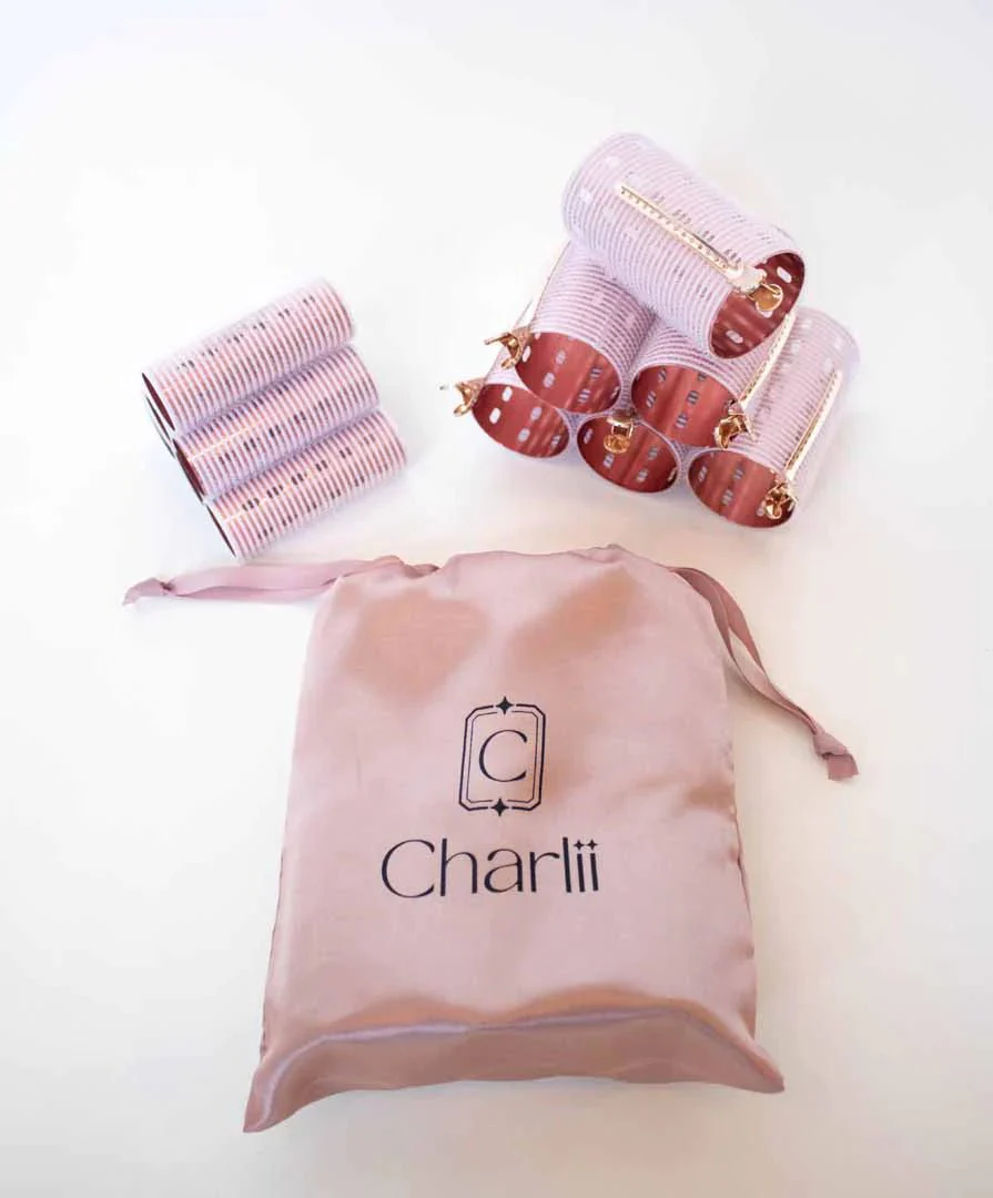 Charlii The Marilyn Set - Xtra Wide Quick Grip Rollers Rose Gold - Image 5