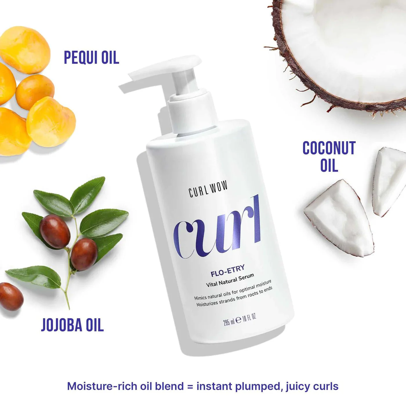 Curl WOW Flo-Etry Vital Natural Serum 295ml - Image 3