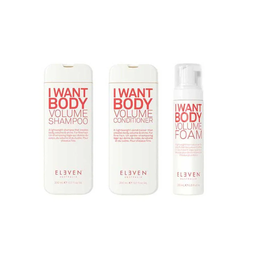 ELEVEN I Want Body Volume Foam Trio Bundle