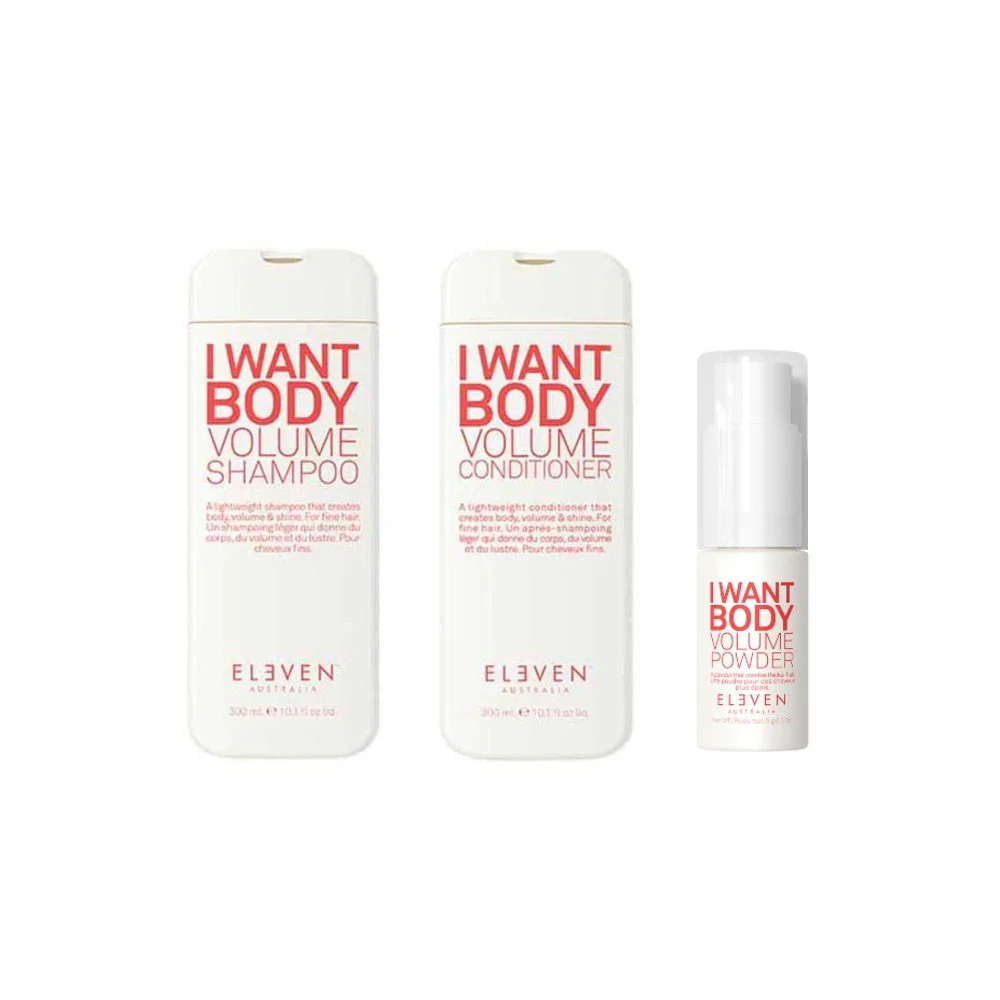 ELEVEN I Want Body Volume Powder Trio Bundle