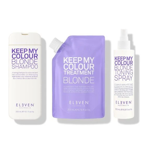 ELEVEN Keep My Colour Blonde Trio Bundle