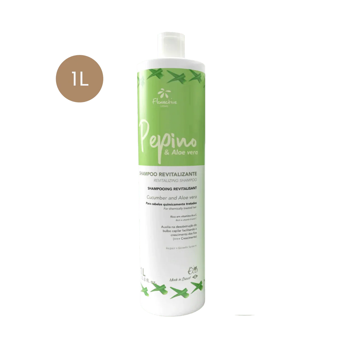 Floractive Cucumber & Aloe Vera Revitalising Shampoo 1L