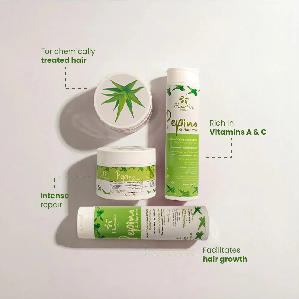 Floractive Cucumber & Aloe Vera Treatment Conditioner 1L - Image 2