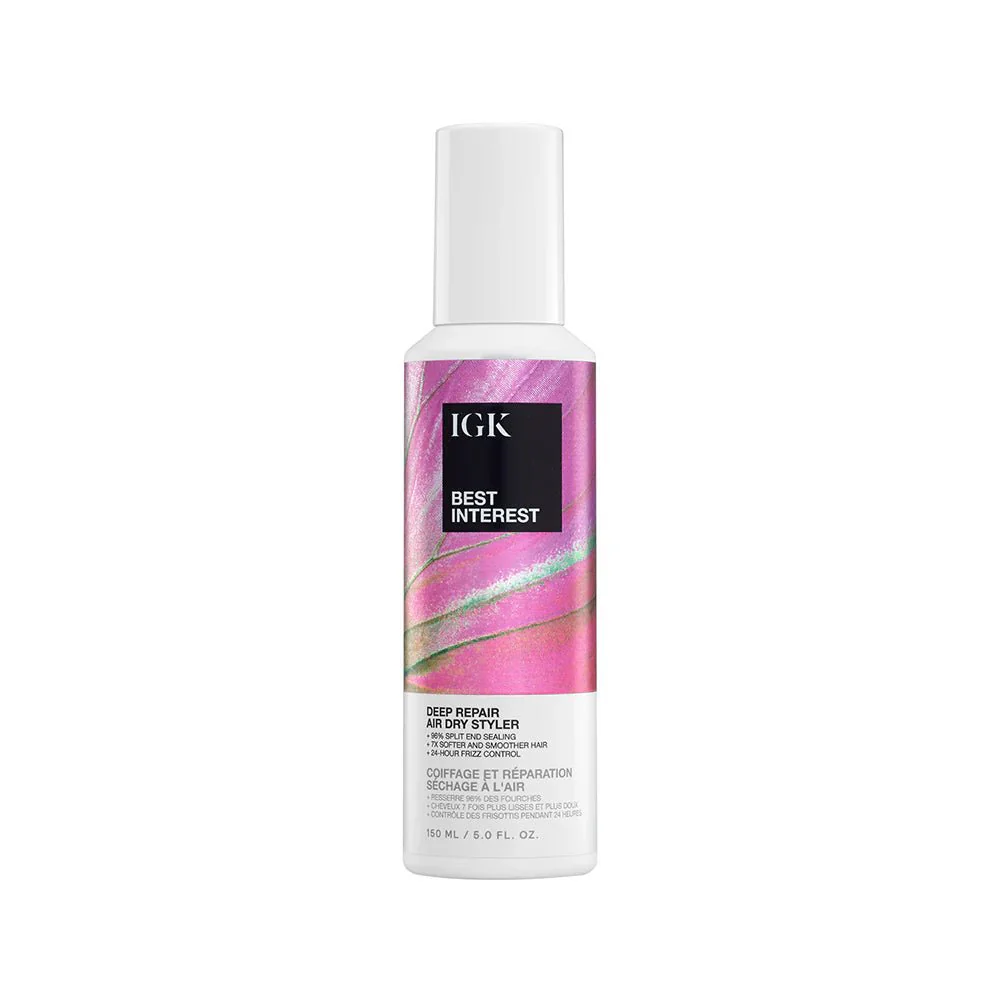 IGK Best Interest Deep Repair Air Dry Styler 150ml