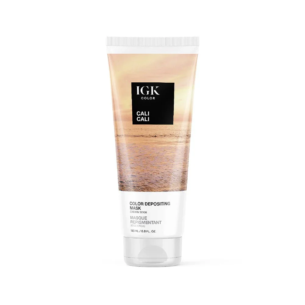 IGK Color Depositing Mask Cali Cali - Creamy Beige 180ml
