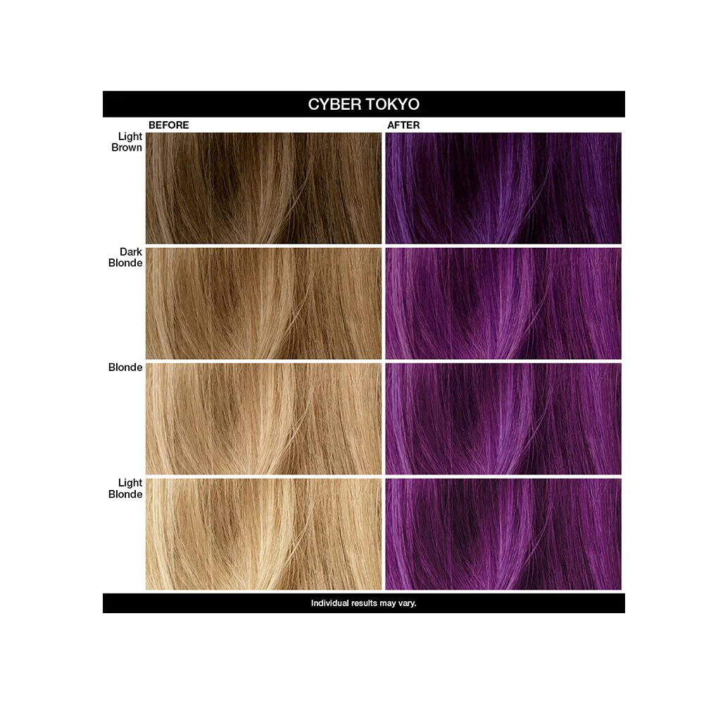 IGK Color Depositing Mask Cyber Tokyo - Intense Violet 180ml - Image 3