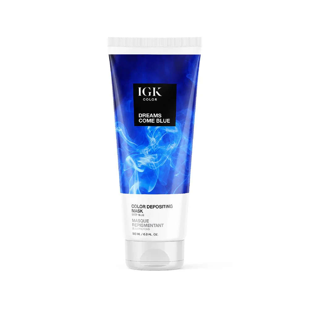 IGK Color Depositing Mask Dreams Come True - Deep Blue 180ml