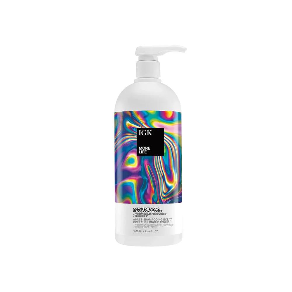 IGK More Life Color Extending Gloss Conditioner Retail Litre