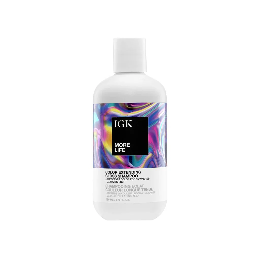 IGK More Life Color Extending Gloss Shampoo 236ml