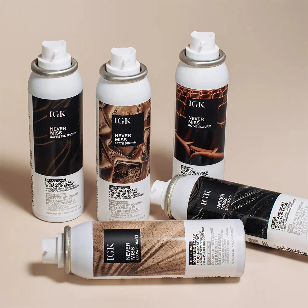 IGK Never Miss Root and Scalp Touch-Up Spray - Espresso Brown 79ml - Image 3