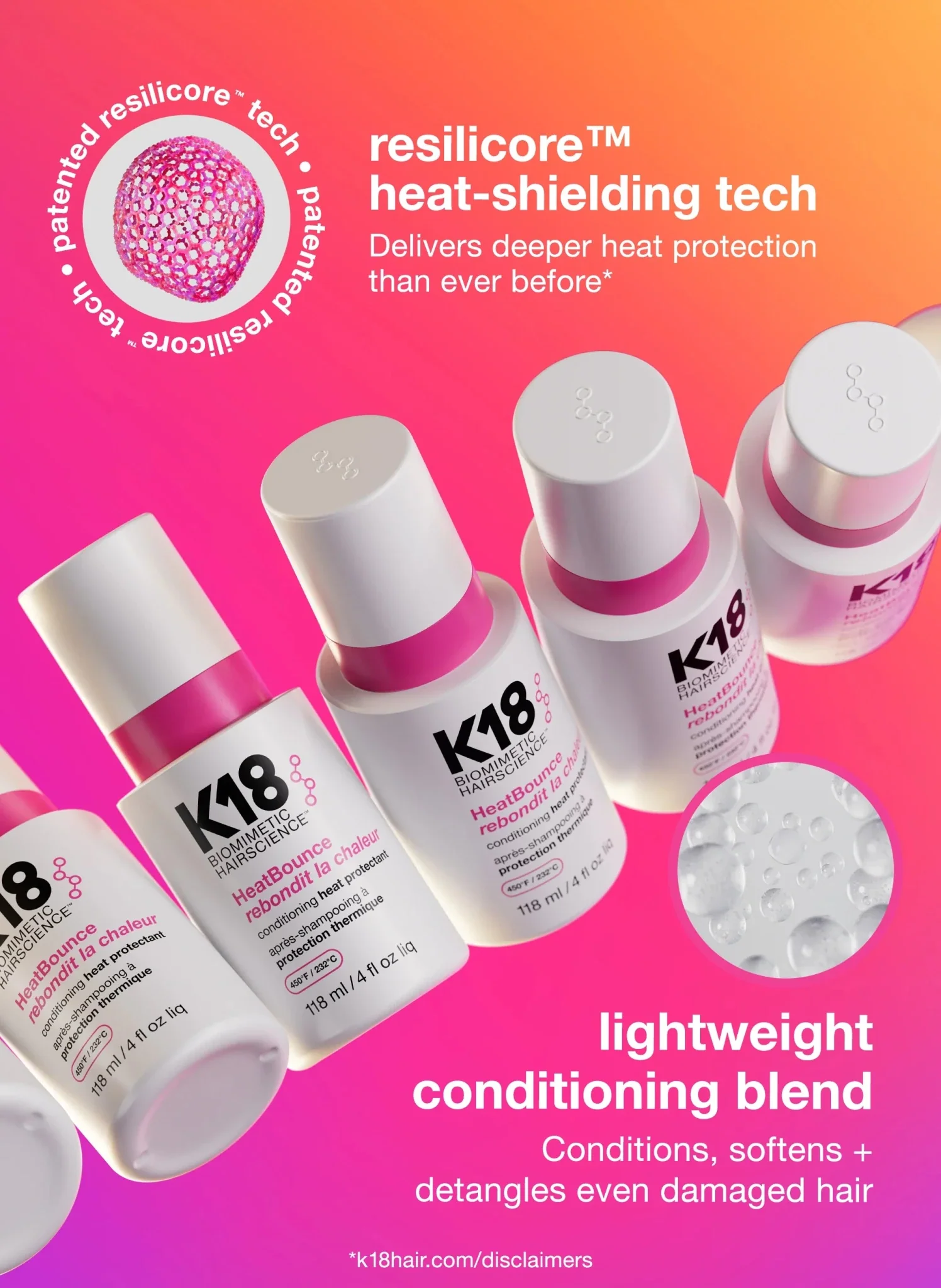 K18 HeatBounce Conditioning Heat Protectant 118ml - Image 11