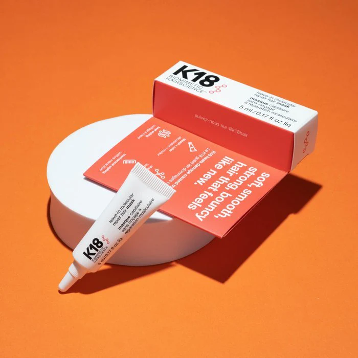 K18 Leave-in Molecular Repair Hair Mask 5ml - Image 3