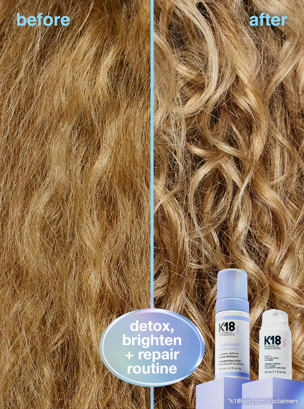K18 TripleBright Oxidation Defense Purple Shampoo 125ml - Image 5