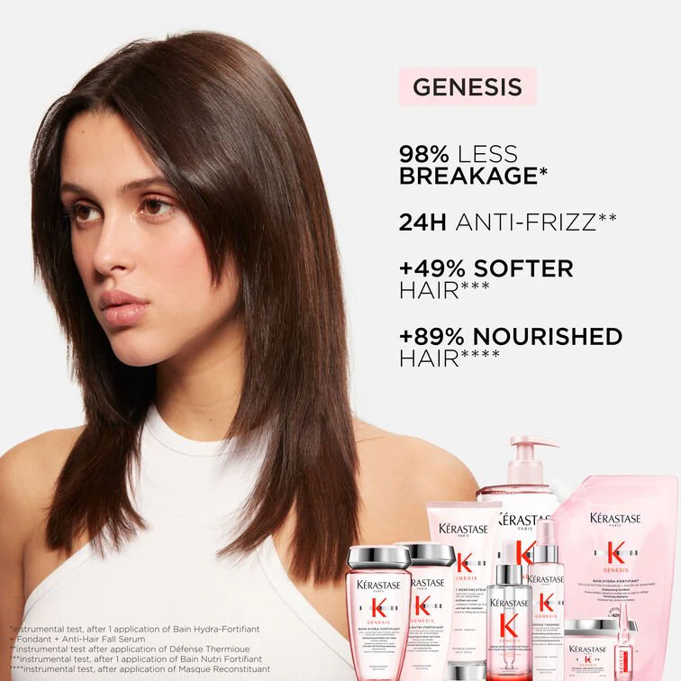 Kérastase Genesis Bain Hydra-Fortifiant 500ml Refill Pouch - Image 3