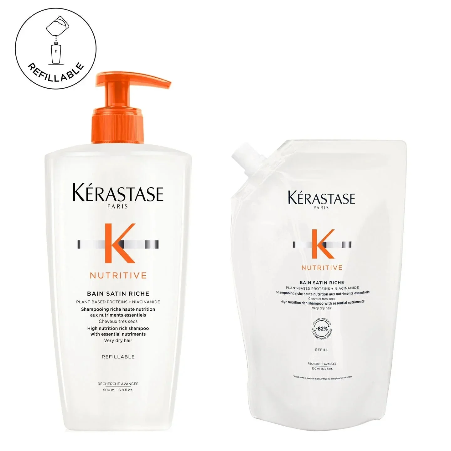 Kérastase Nutritive Bain Satin Riche Refillable Duo Bundle