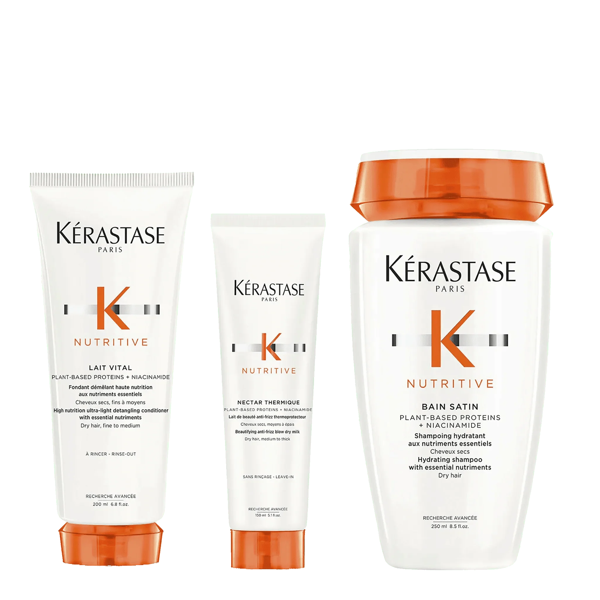 Kérastase Nutritive Blow Dry Milk Trio Bundle