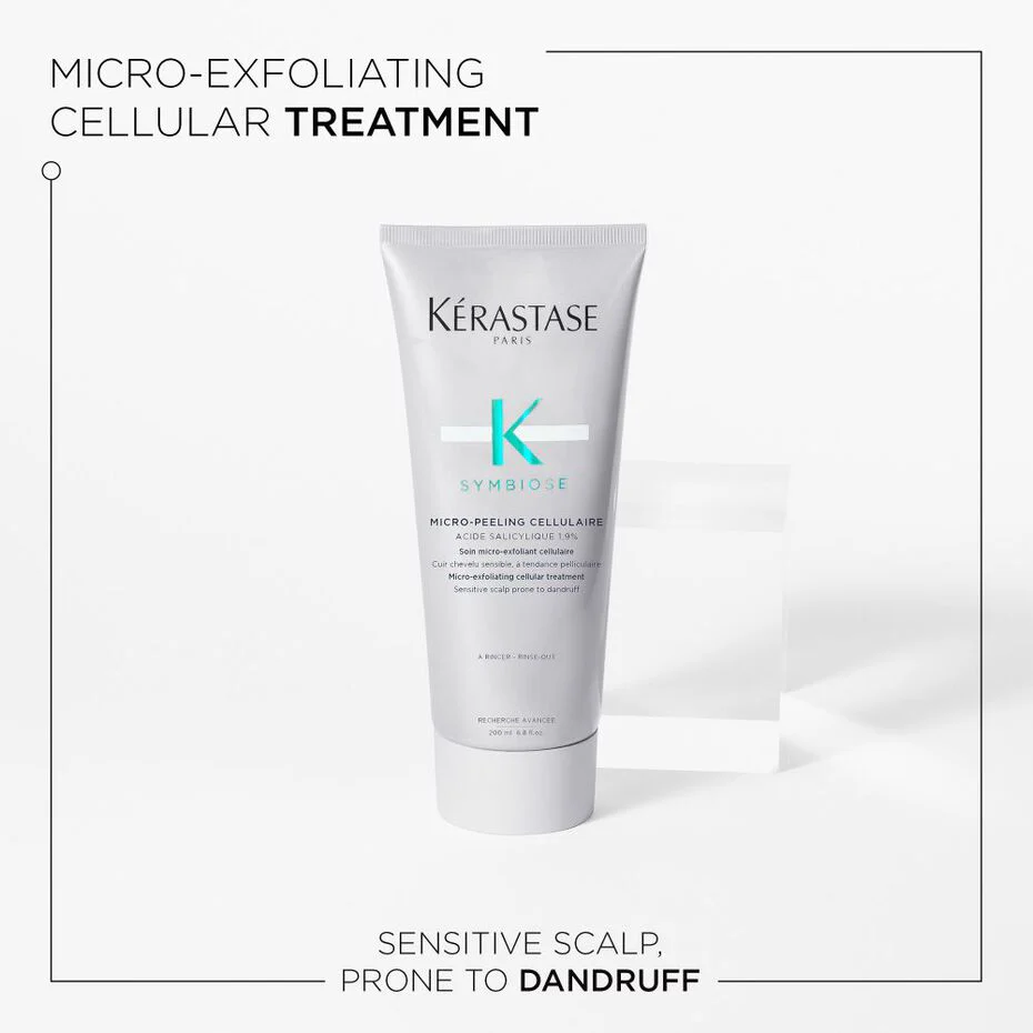 Kérastase Symbiose Micro-Peeling Cellulaire Scalp Scrub for Dandruff 200ml - Image 6