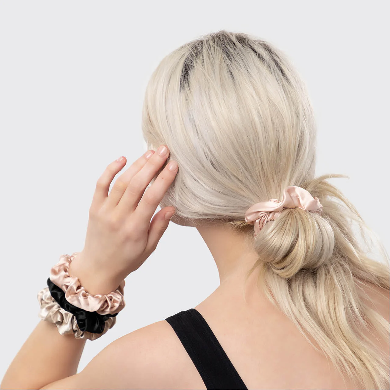 Kitsch Satin Sleep Scrunchies 5pc - Assorted - Image 5