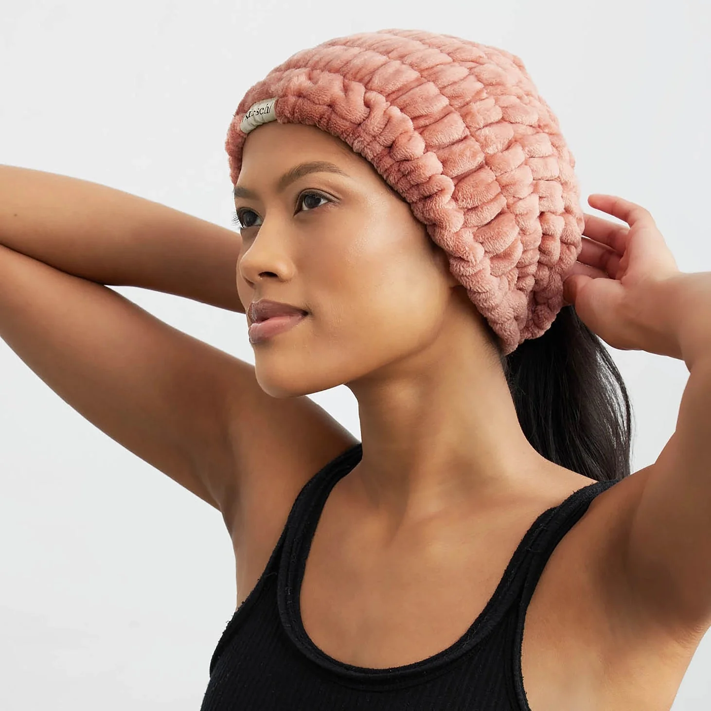 Kitsch Extra Wide Spa Headband - Dusty Rose - Image 3