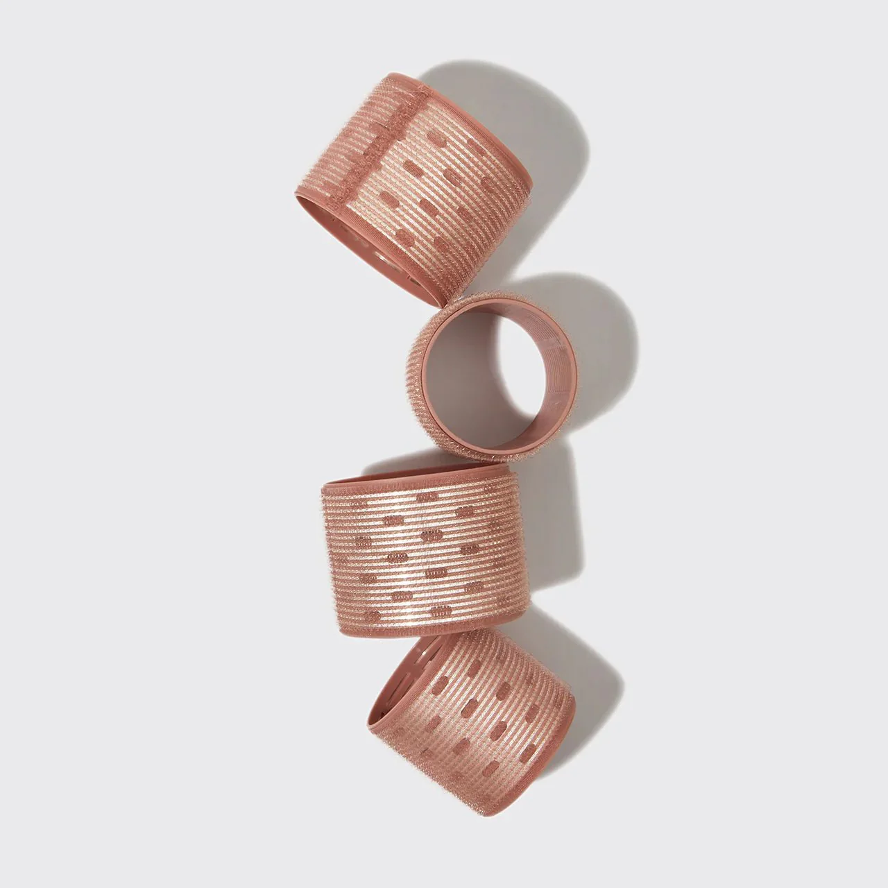 Kitsch Recycled Plastic XL Thermal Rollers 4pc Set - Terracotta - Image 3