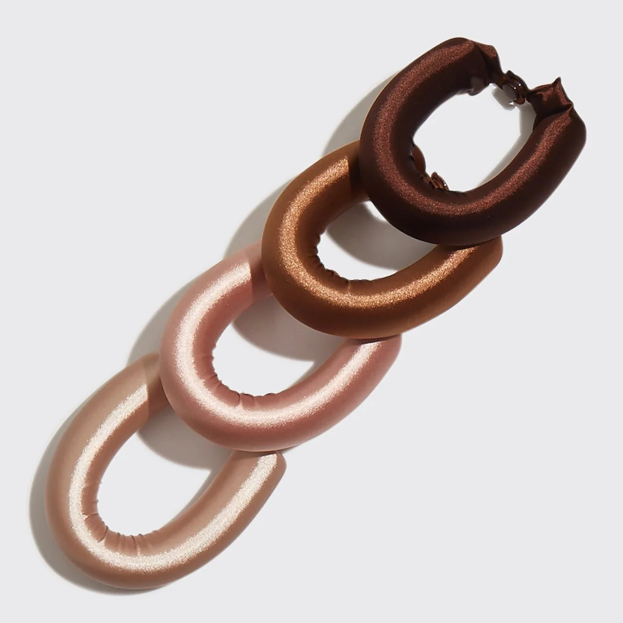 Kitsch Satin Jumbo Flexi Rods 4pc - Rosewood - Image 3