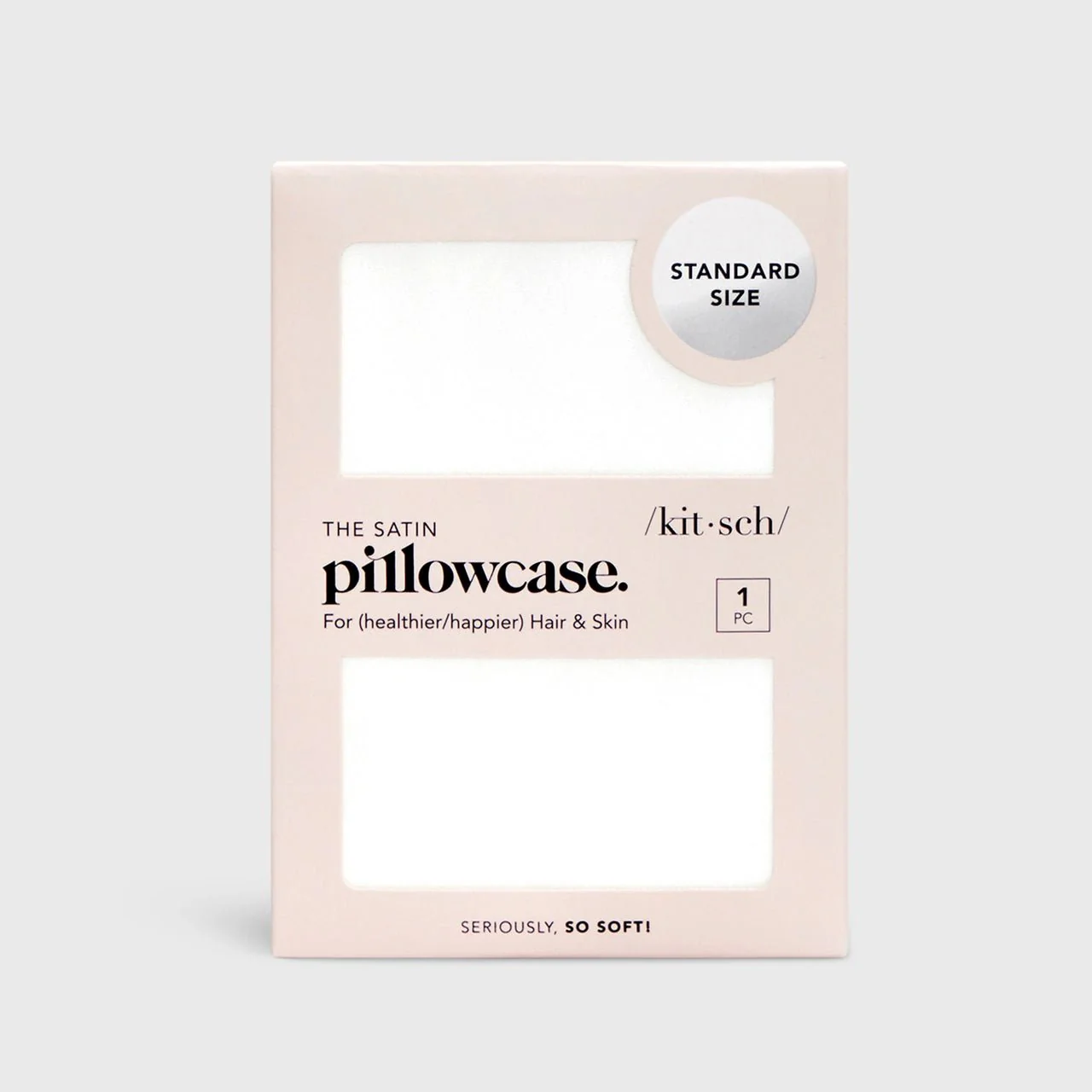 Kitsch Satin Pillowcase - Ivory - Image 3