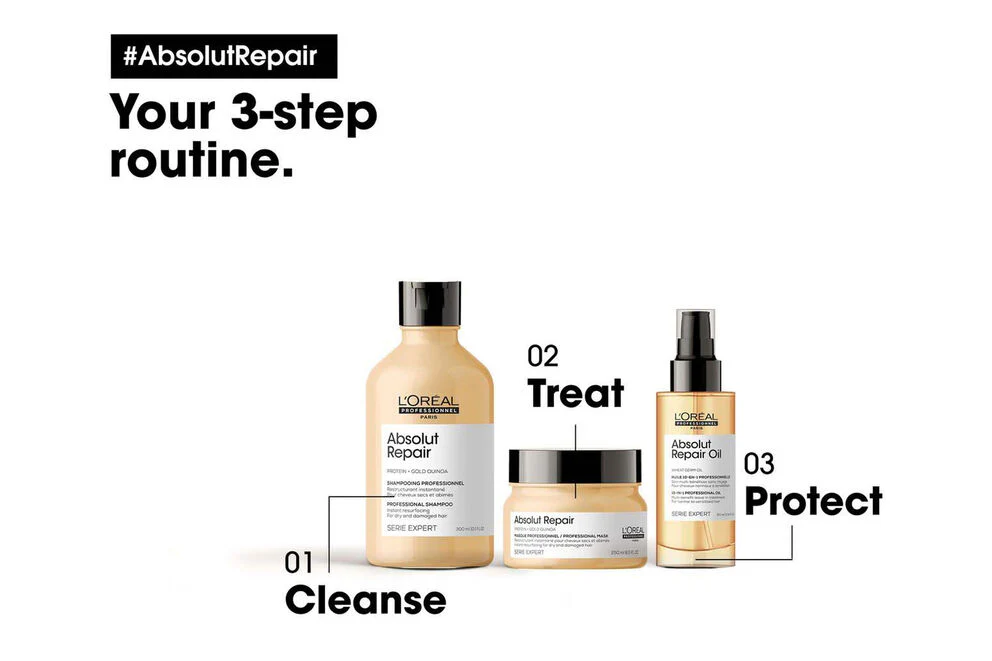 L'Oréal Professionnel Absolut Repair Resurfacing Mask 250ml - Image 3