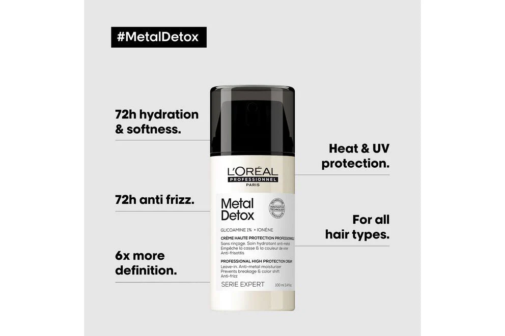 L'Oréal Professionnel Metal Detox Leave-in Cream 100ml - Image 3
