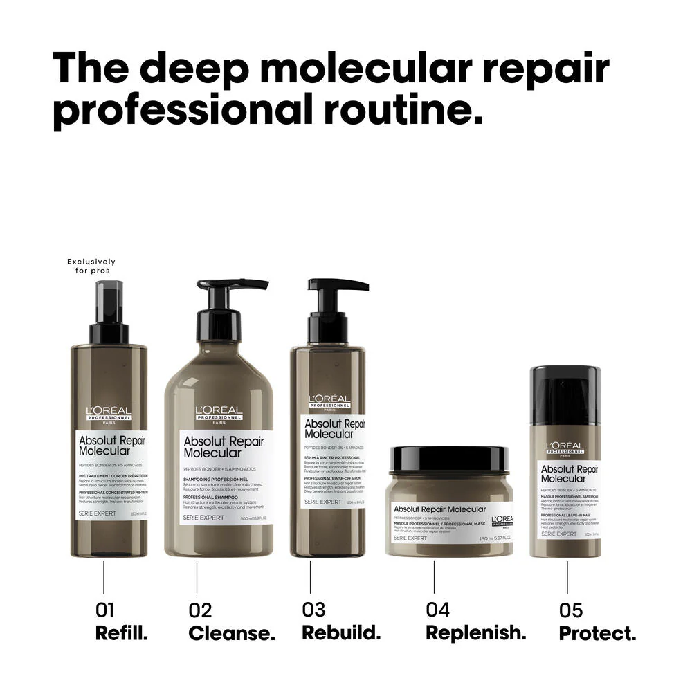 L'Oréal Professionnel Absolut Repair Molecular Rinse-Off Mask 150ml - Image 6