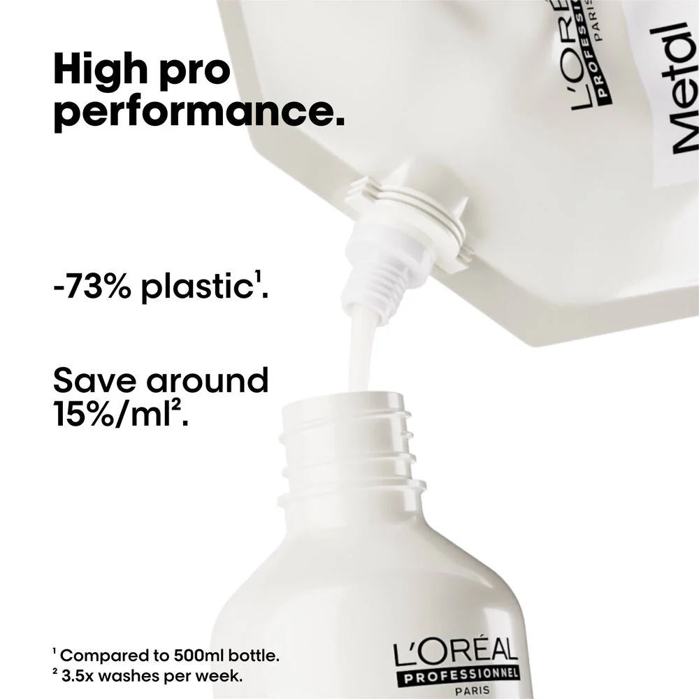 L'Oréal Professionnel Metal Detox Shampoo Refill Pouch 500ml - Image 4