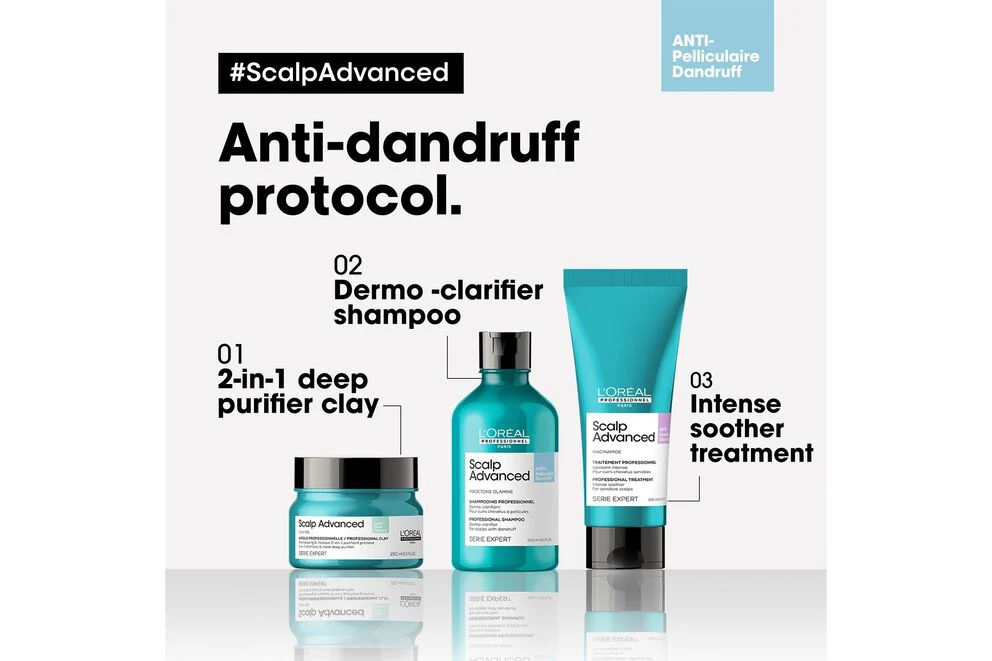 L'Oréal Professionnel Scalp Advanced Anti-Dandruff Shampoo 300ml - Image 6