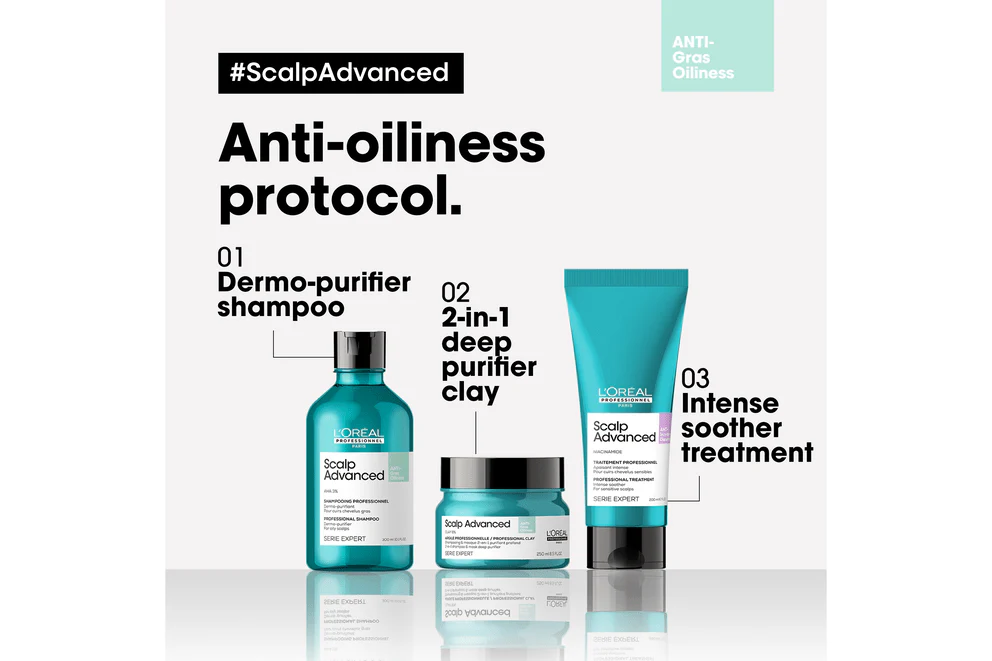 L'Oréal Professionnel Scalp Advanced Anti-Oiliness Mask 250ml - Image 5