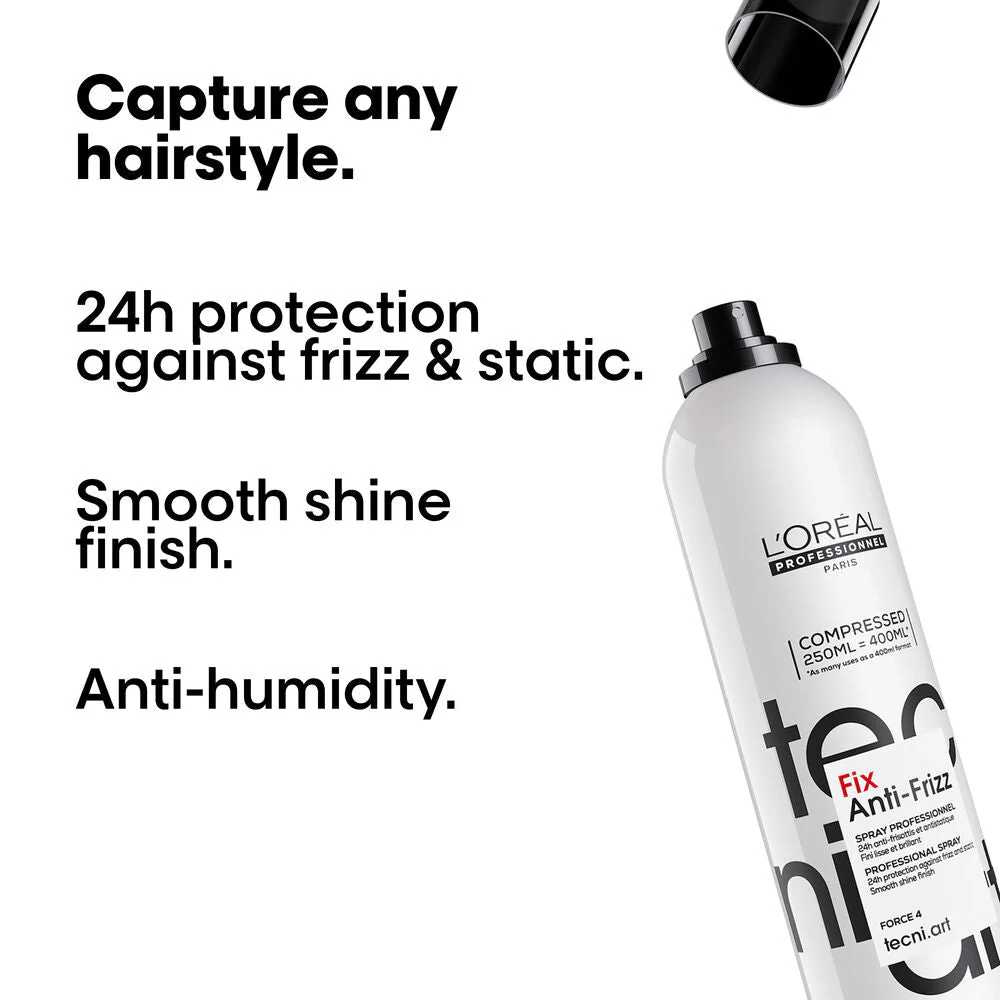 L'Oréal Professionnel Tecni.Art Fix Anti-Frizz Fixing Spray 250ml - Image 2