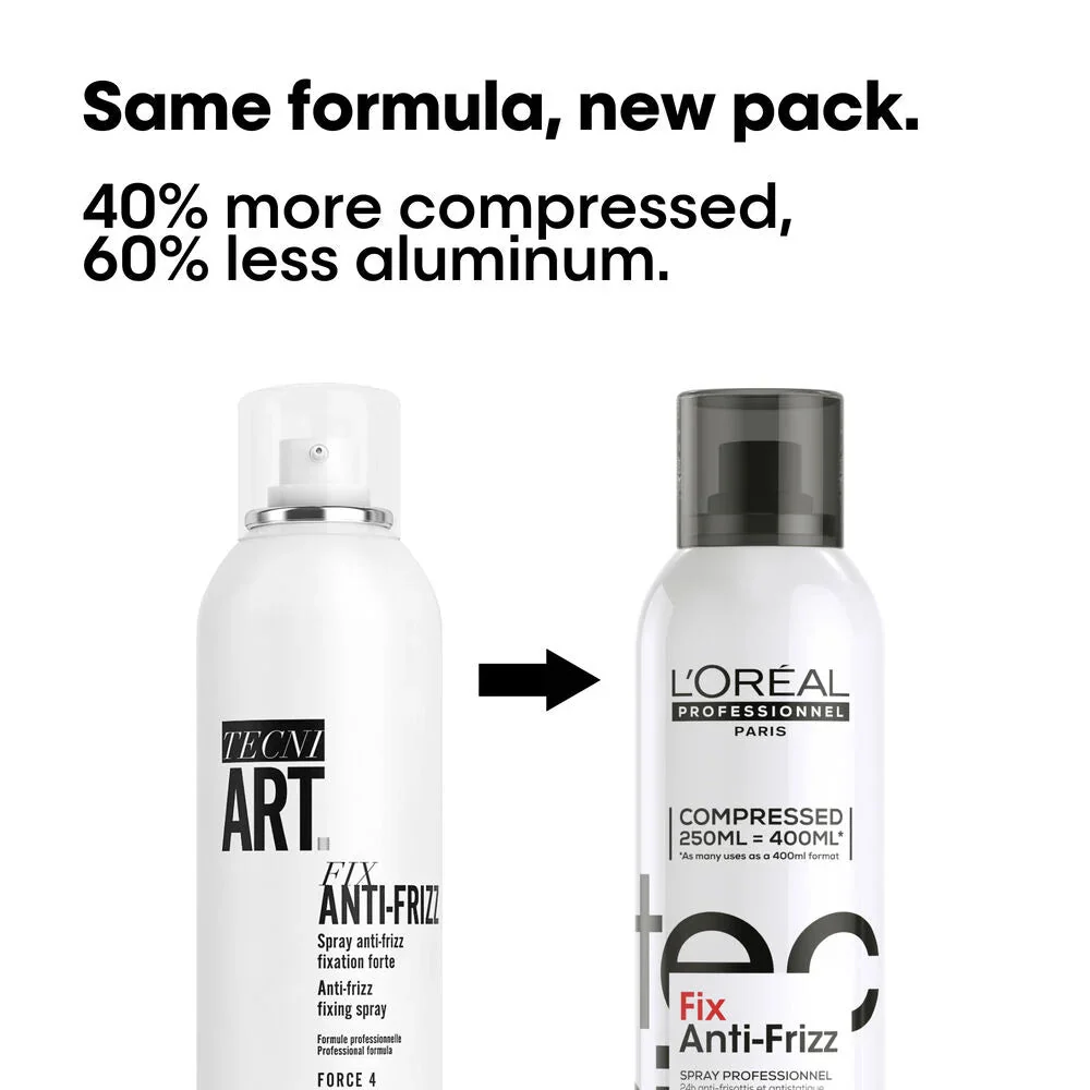 L'Oréal Professionnel Tecni.Art Fix Anti-Frizz Fixing Spray 250ml - Image 3