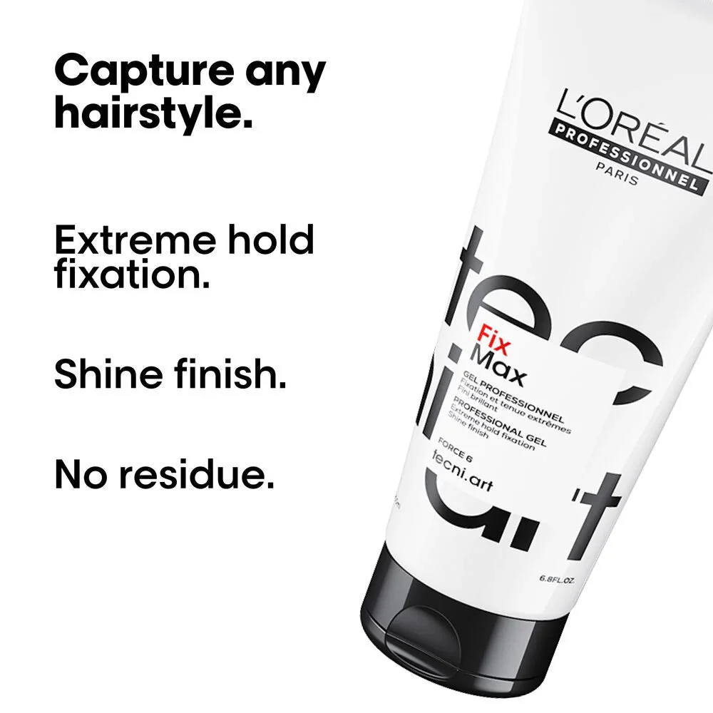 L'Oréal Professionnel Tecni.Art Fix Max Shaping Gel For Extra Hold 200ml - Image 2