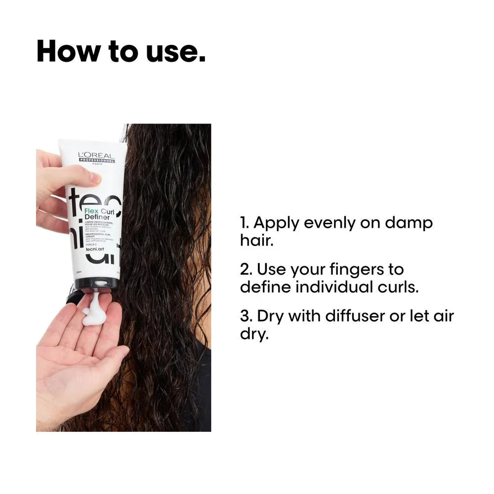 L'Oréal Professionnel Tecni.Art Flex Curl Definer Curl Cream 200ml - Image 4