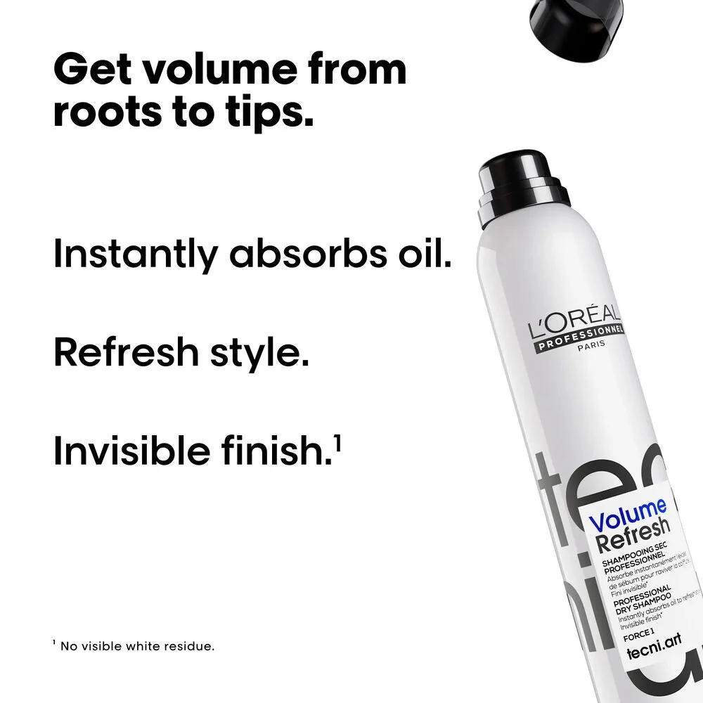 L'Oréal Professionnel Tecni.Art Volume Refresh Dry Shampoo 200ml - Image 2