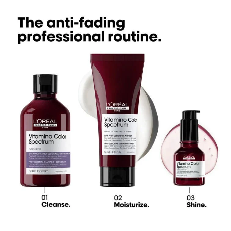 L'Oréal Professionnel Vitamino Color Spectrum Purple Shampoo 300ml - Image 3