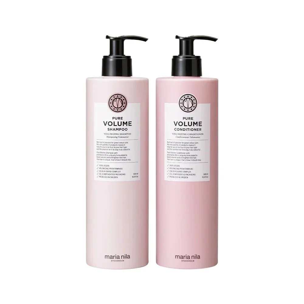 Maria Nila Pure Volume 500ml Duo Bundle - Image 2