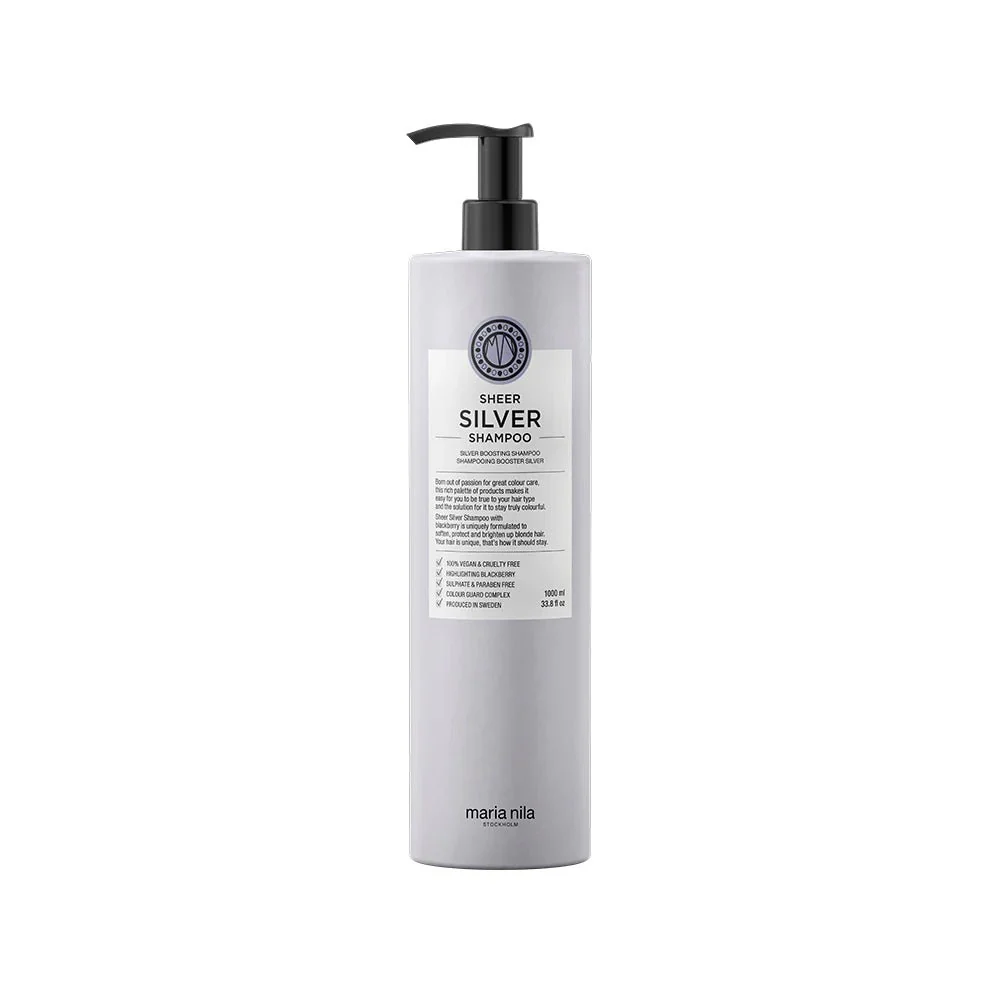Maria Nila Sheer Silver Shampoo Retail Litre
