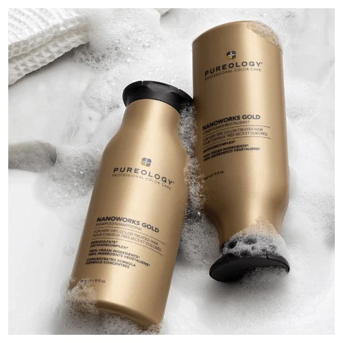 Pureology Nanoworks Gold Shampoo 266ml - Image 3