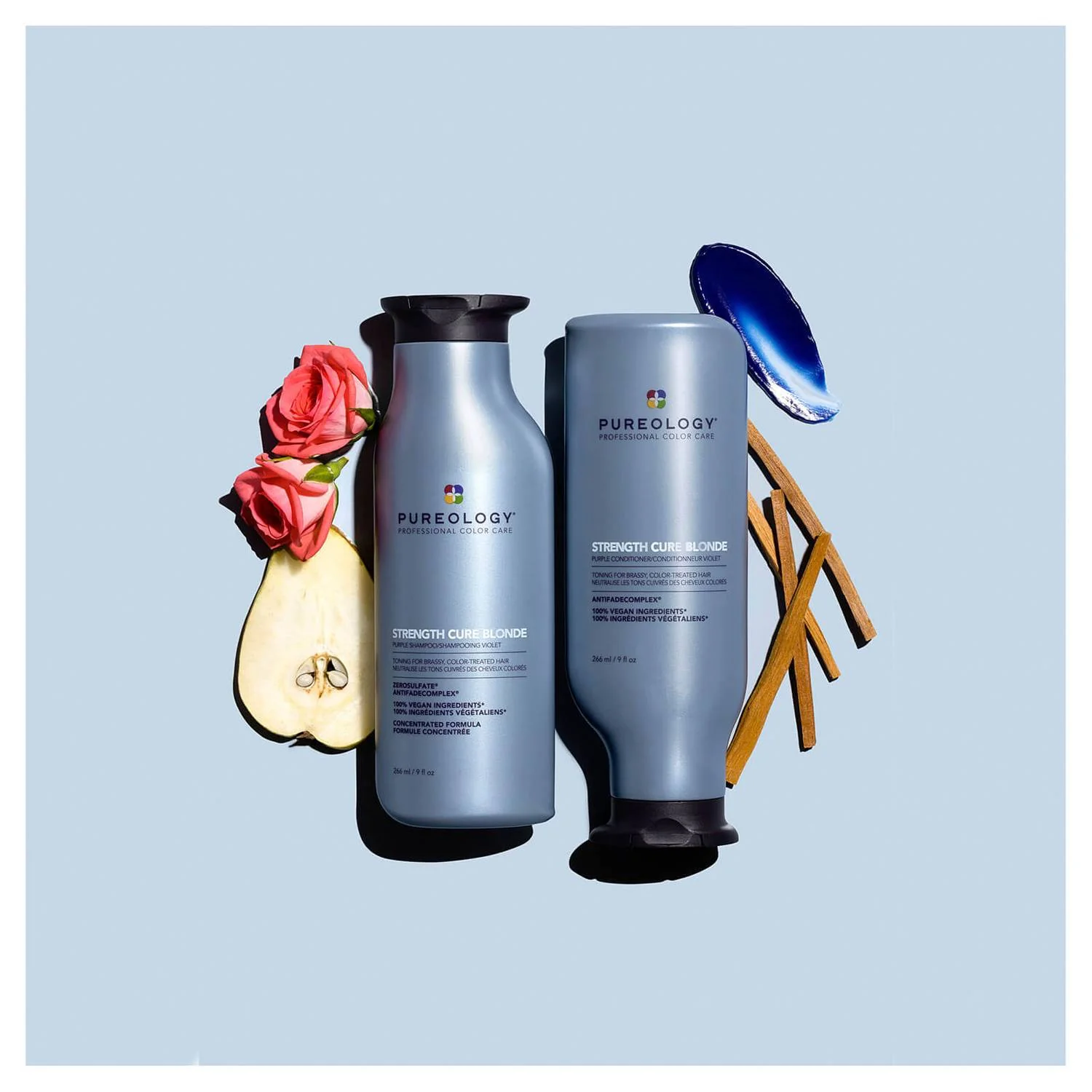 Pureology Strength Cure Blonde Shampoo 266ml - Image 5