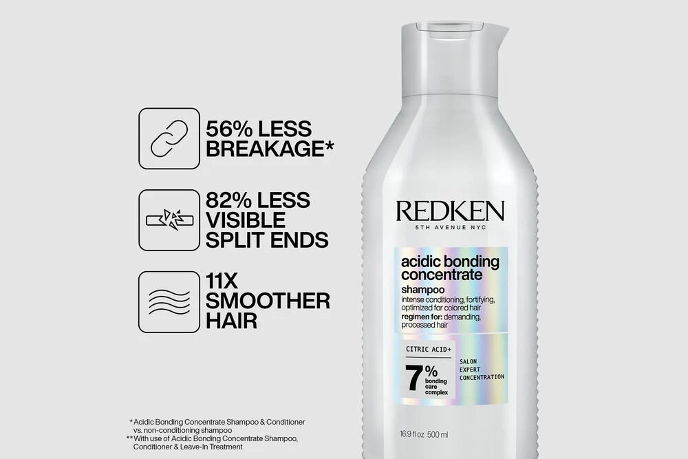Redken Acidic Bonding Concentrate Shampoo 500ml - Image 3