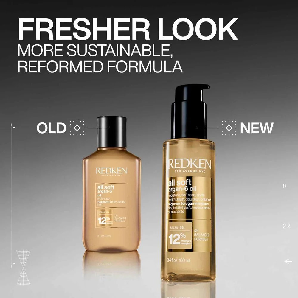 Redken All Soft Argan-6 Oil 100ml - Image 3