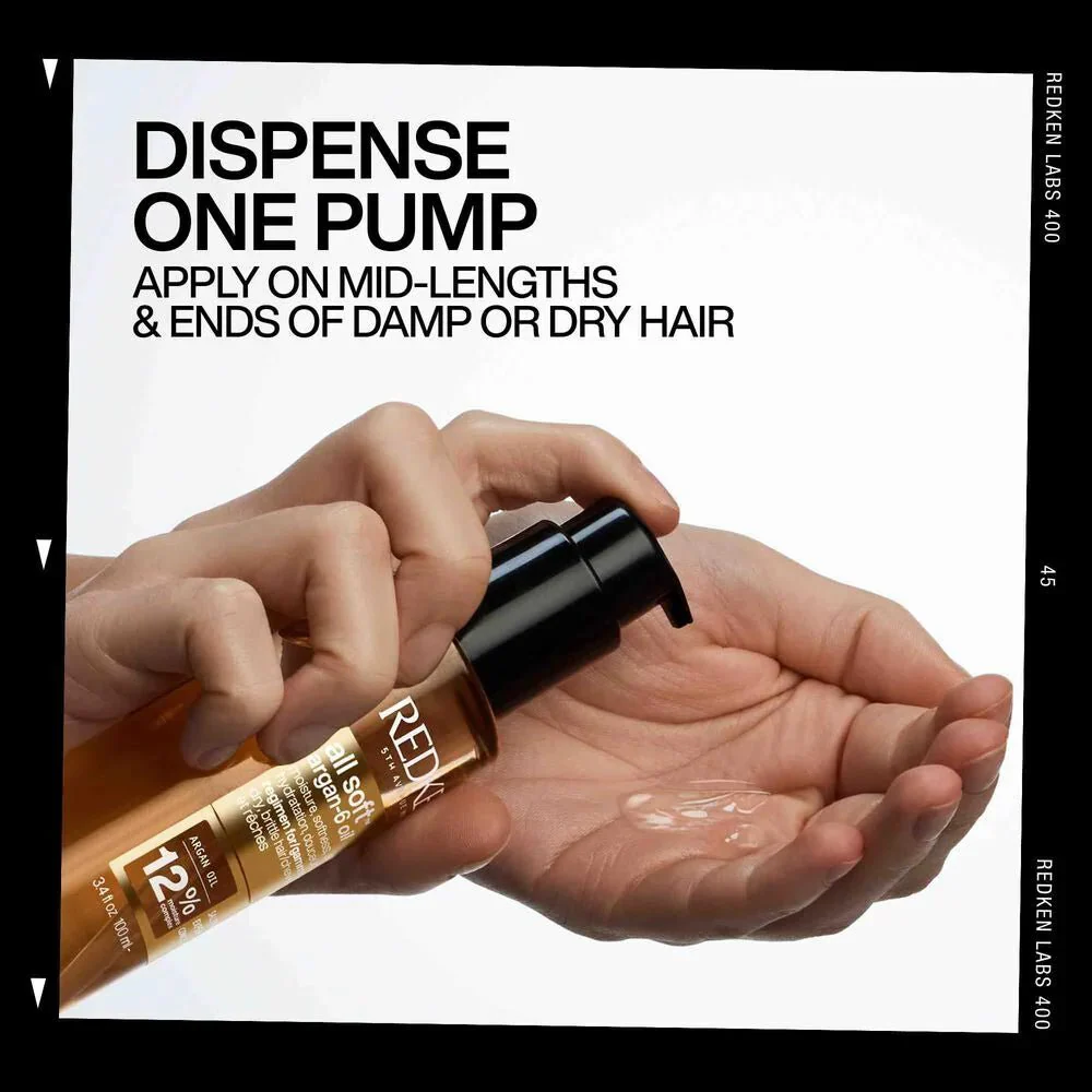 Redken All Soft Argan-6 Oil 100ml - Image 4