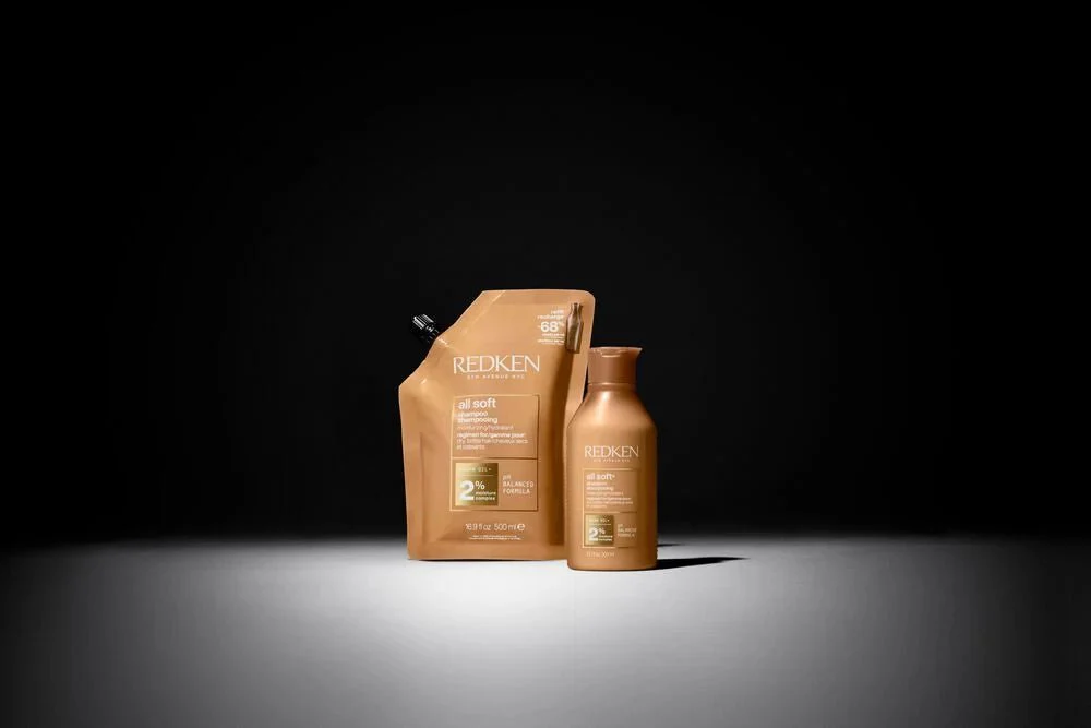 Redken All Soft Shampoo with Argan Oil Refill Pouch 500ml - Image 2