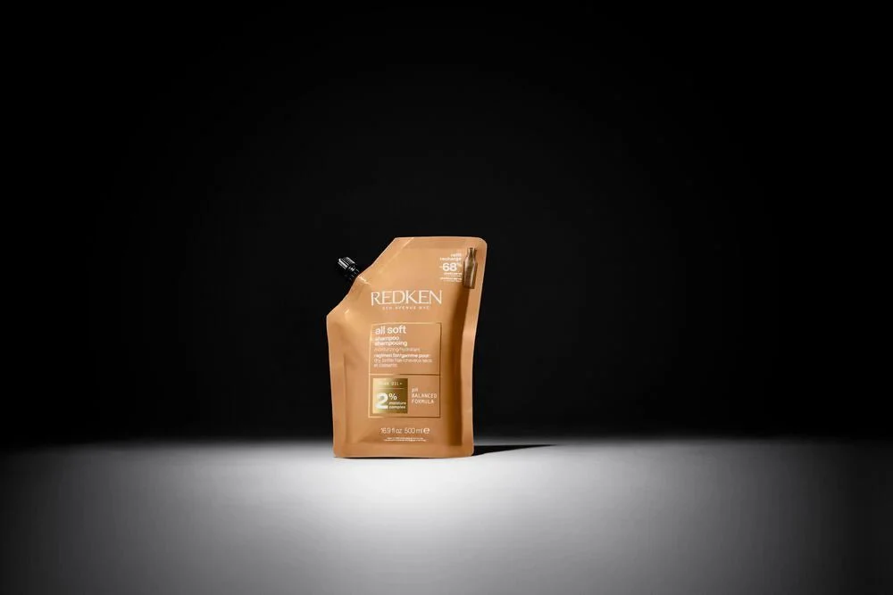 Redken All Soft Shampoo with Argan Oil Refill Pouch 500ml - Image 4