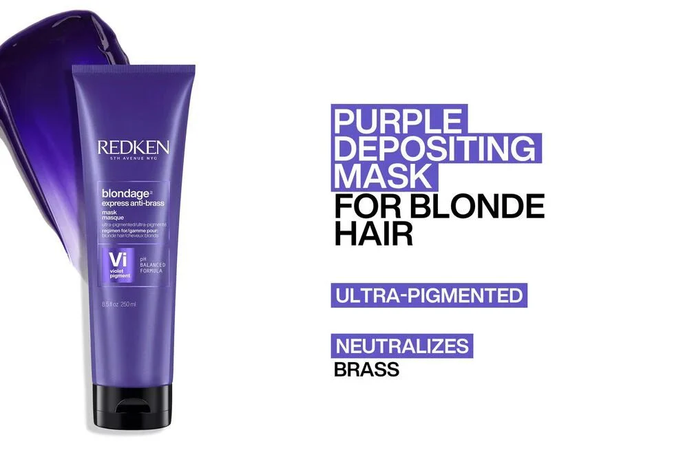 Redken Color Extend Blondage Express Anti-Brass Purple Hair Mask 300ml - Image 3